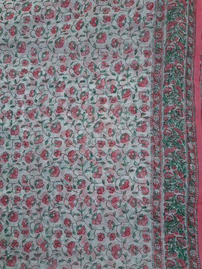 Semi-chiffon sari