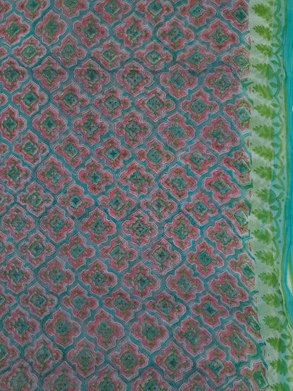 Semi-chiffon sari