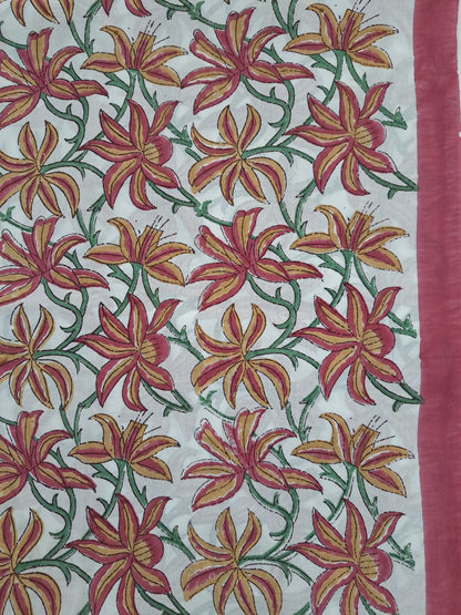 Semi-chiffon sari