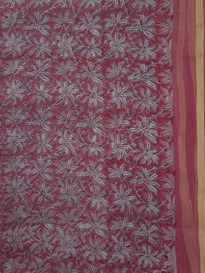 Semi-chiffon sari